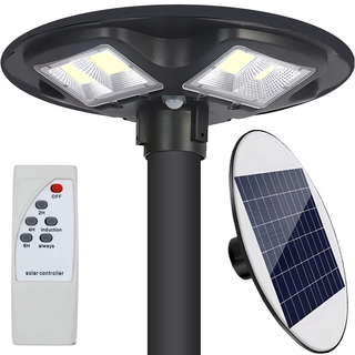 Uličná lampa - Pouličné svietidlo 400 W 7500 lm na solárne napájanie
